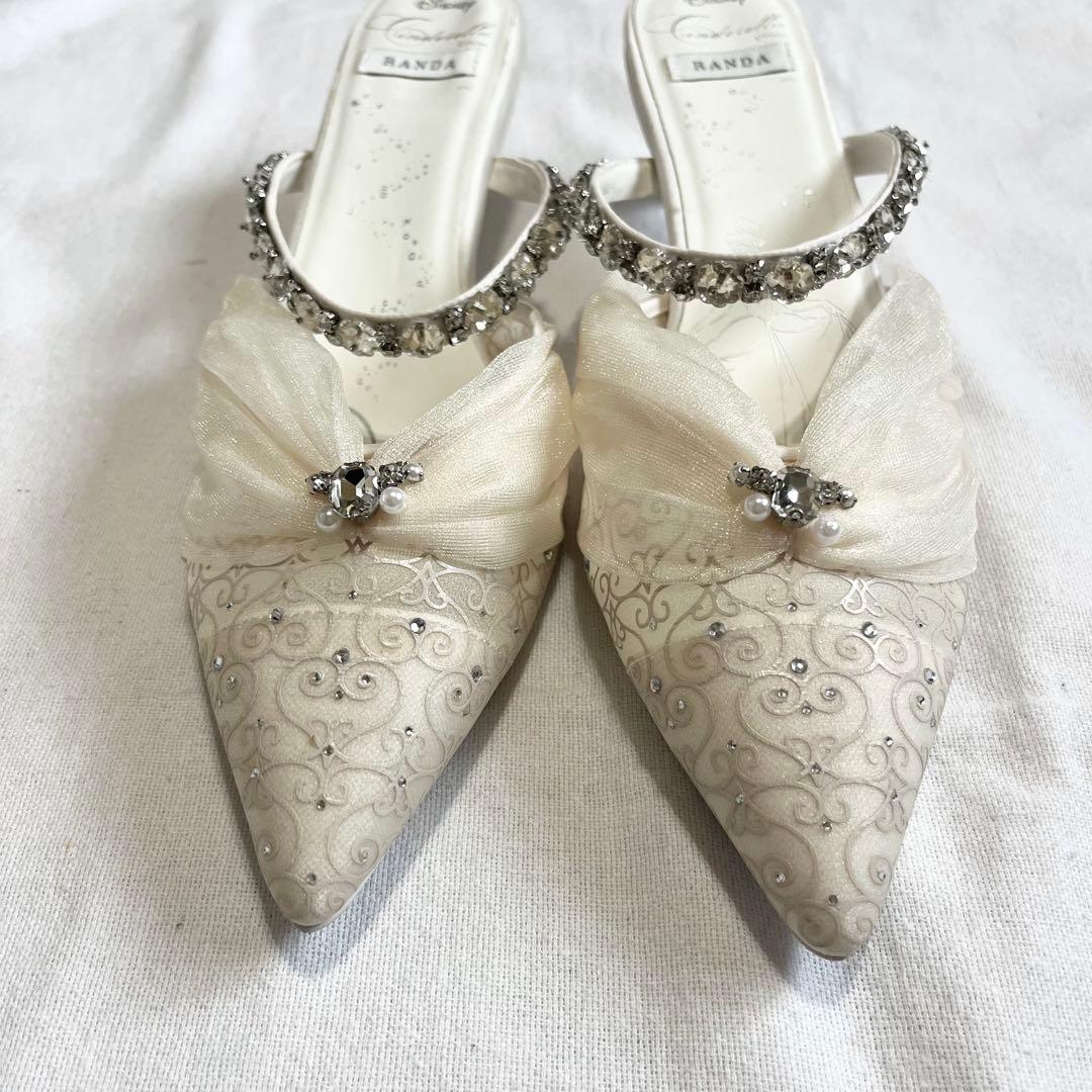 RANDA ディズニー シンデレラ ドレスアップ ミュール プリンセス LL