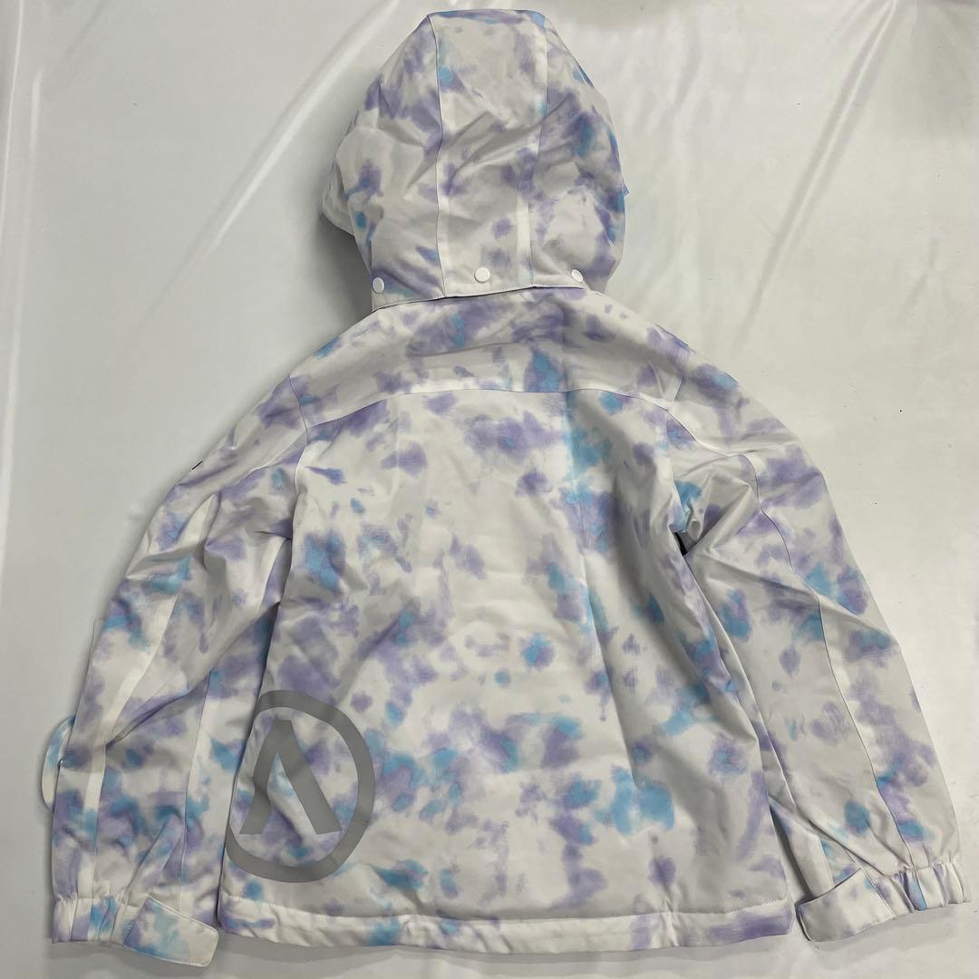 ARBN 白×水色 スキーウェア 上下セット AB43WW1522J