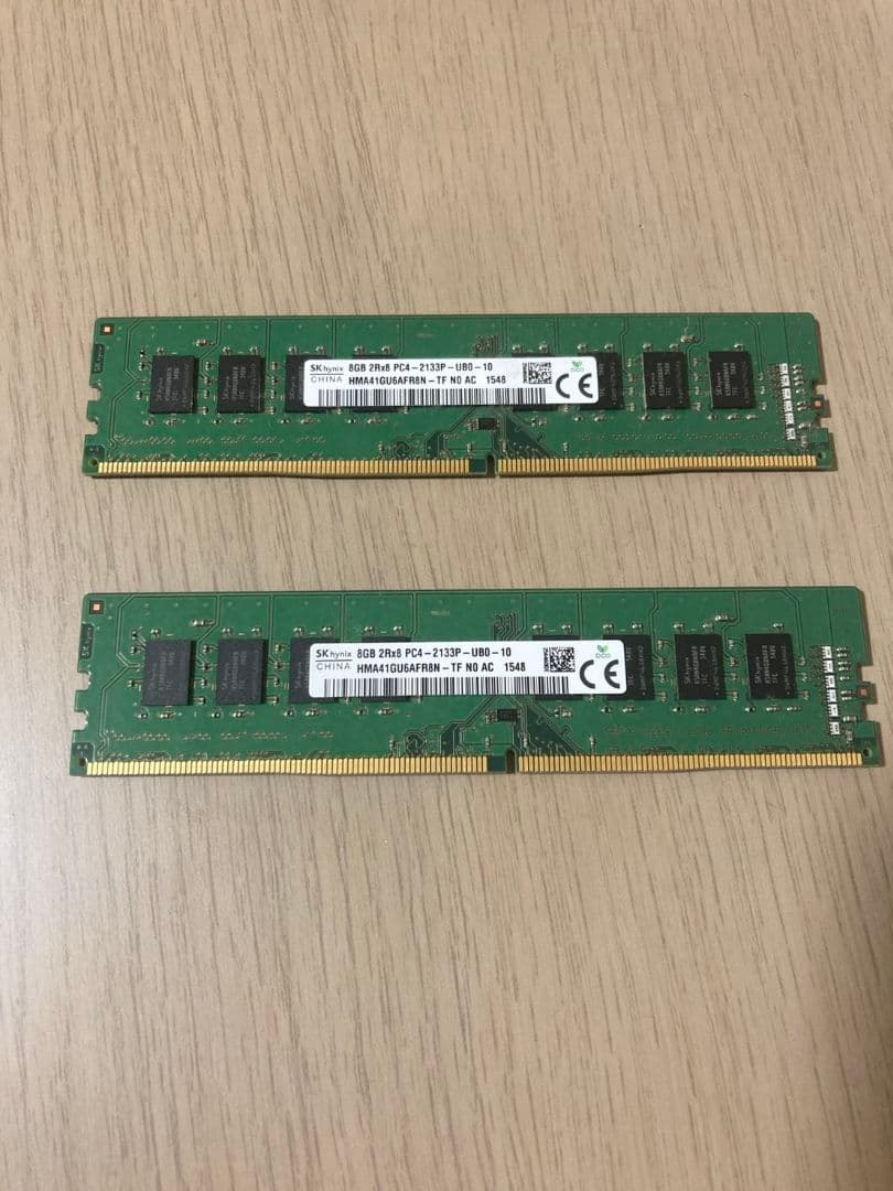 SK hynix 8GB x 2 16GB DDR4 2133MHz メモリ