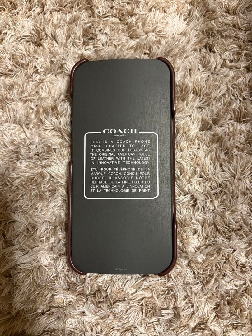 【COACH】コーチ シグネチャー iPhone17 ケース ブラウン 他1点