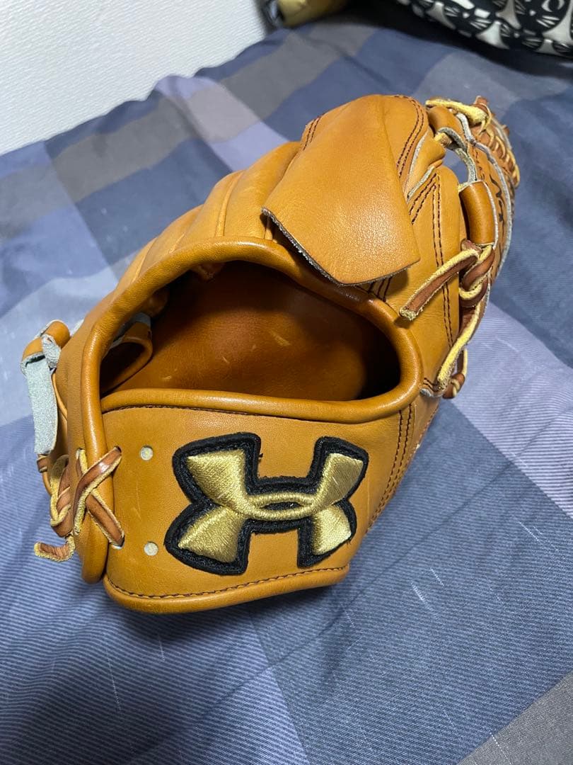 侍*オ様 新垣渚 実使用 グローブ アンダーアーマー 直筆サイン入り ソフトバン