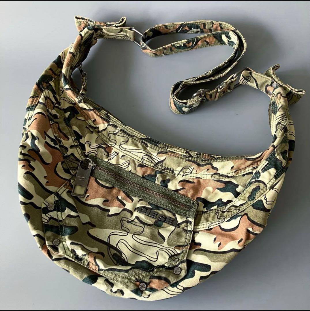 00s archive DIESEL ショルダーバッグ/y2k/カモフラ