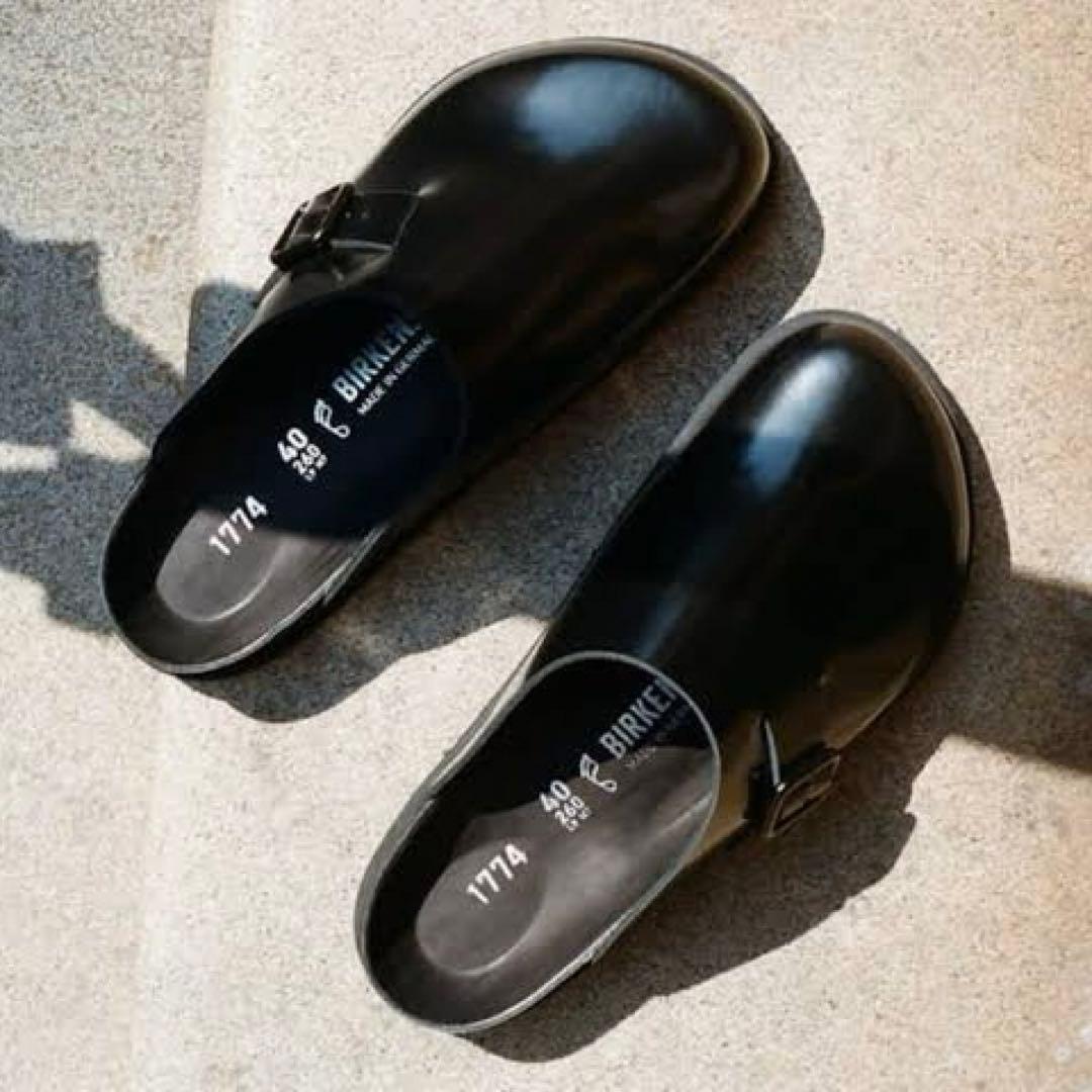 新品 ビルケンシュトック 1774 DOUGAL レザー サンダル サボ ザロウ