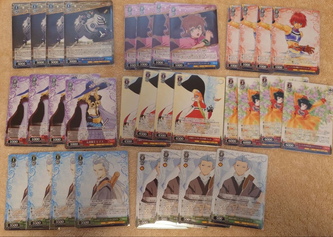 テイルズ ヴァイスシュヴァルツ RR以下4コン セット TD 先攻後攻付