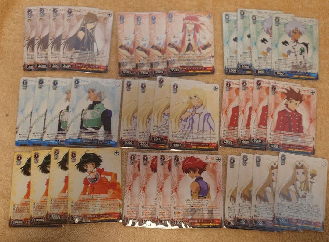 テイルズ ヴァイスシュヴァルツ RR以下4コン セット TD 先攻後攻付