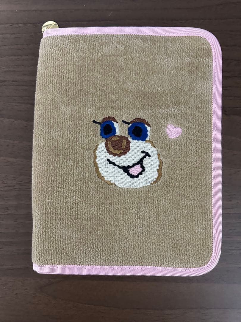 フェイラー　ドアップテディガール　母子手帳ケース　マルチケース