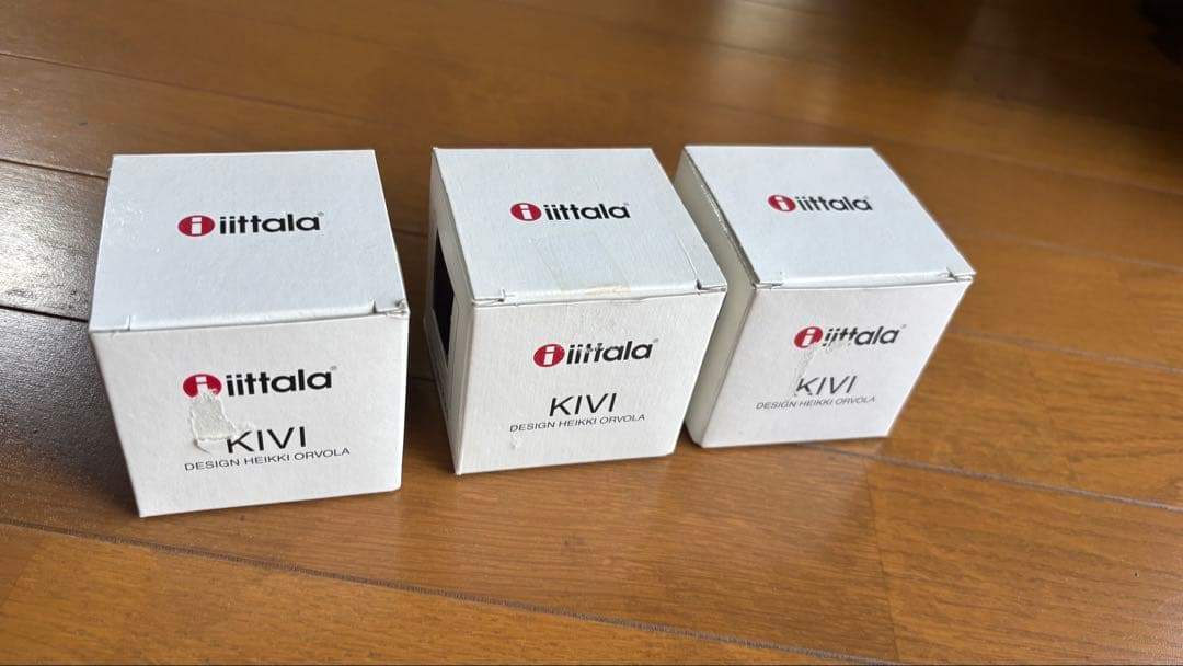 イッタラ×マリメッコKivi キャンドルホルダー　3個セット