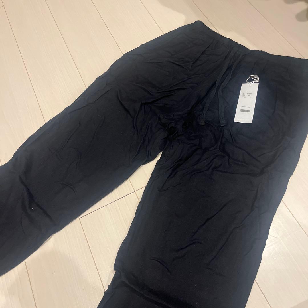 comoli 22SS シルクネルドローストリングパンツ