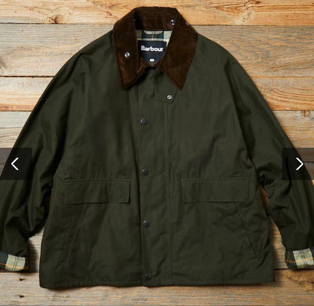 バブアー フリークスストア別注 ボロウデイル サイズ38 オリーブ