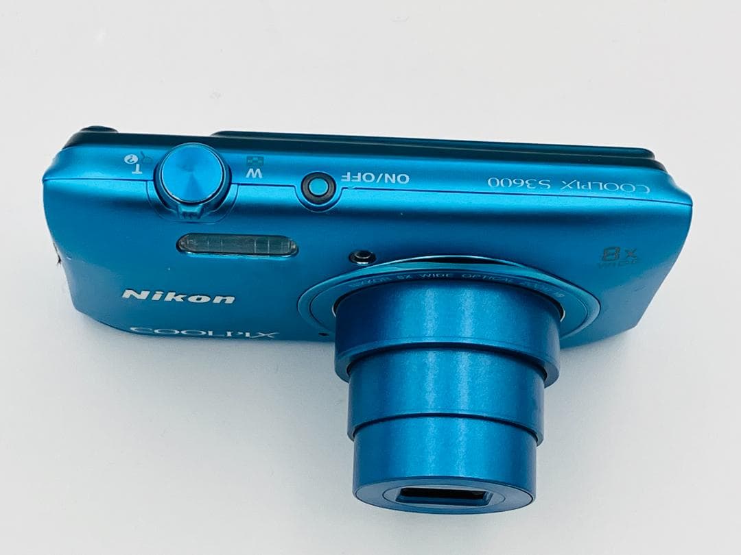 ニコン　COOLPIX S3600　コンデジ　ブルー