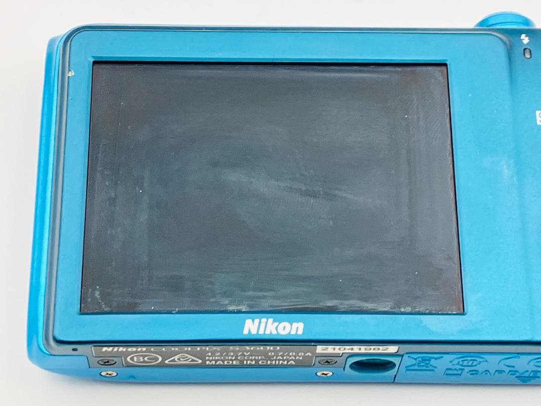 ニコン　COOLPIX S3600　コンデジ　ブルー