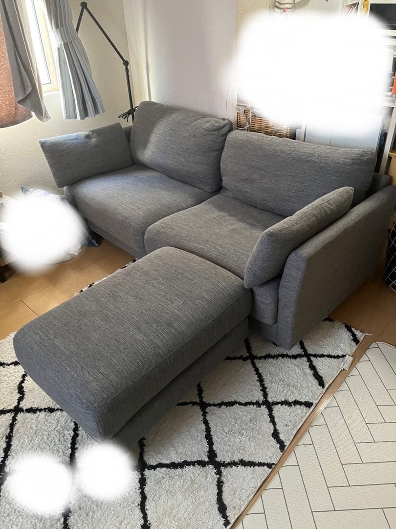 ニトリ　ソファ　CA1 DR-GY 3人用