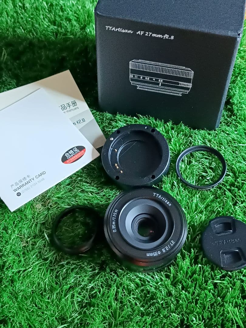 TTArtisan 27mm f/2.8 フィルター付、Xマウント