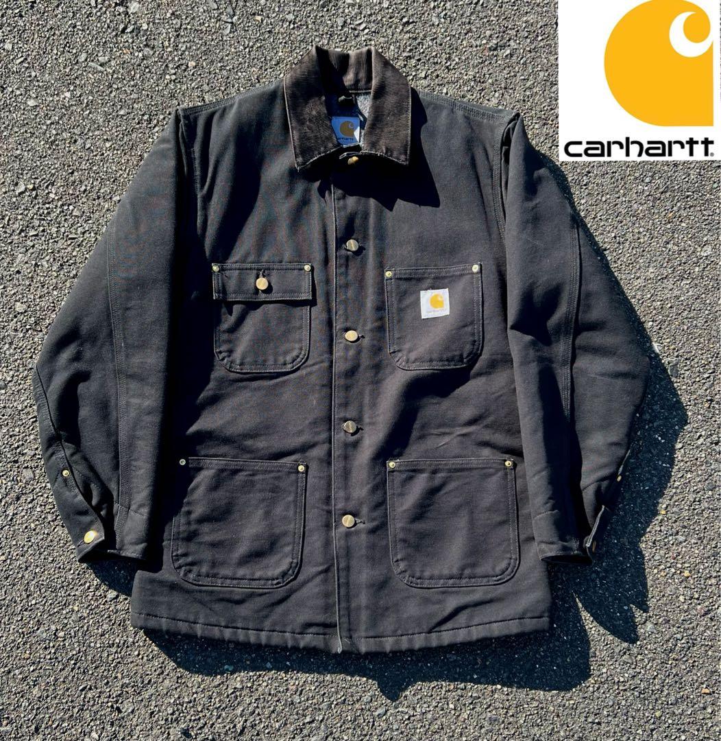 00s Carhartt ミシガン チョアコート ブラック 36 S～M