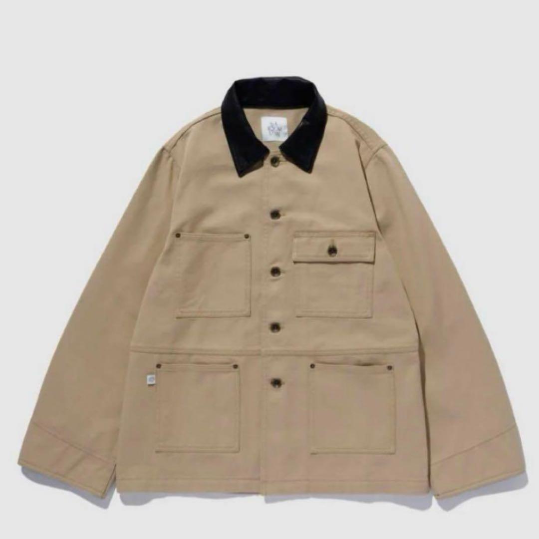 searoomlynn ECO Leather collarカバーオール