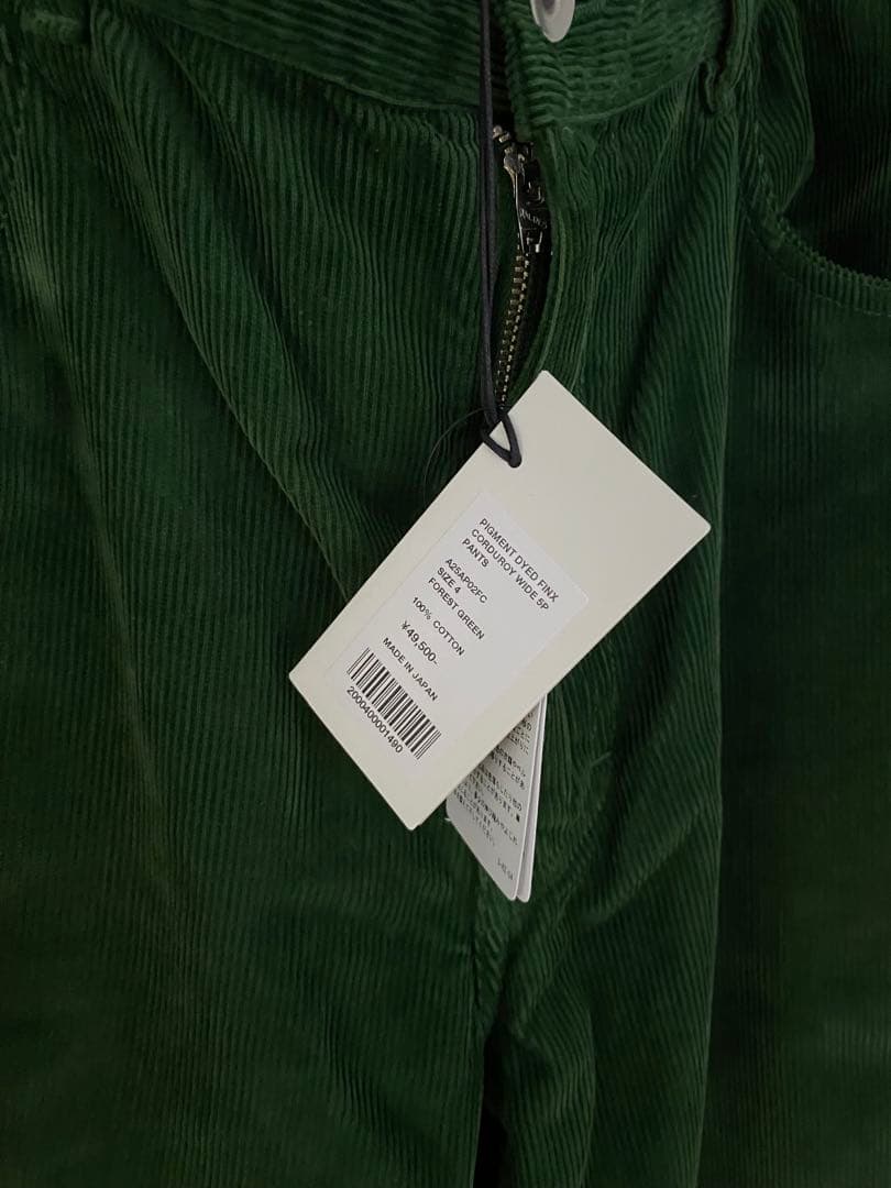 パンツ AURALEE CORDUROY WIDE 5P PANTS (4)