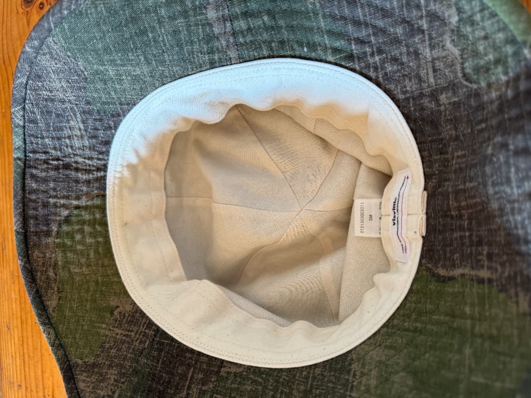 VISVIM BUCKET CAP 迷彩柄 バケットハット S-M