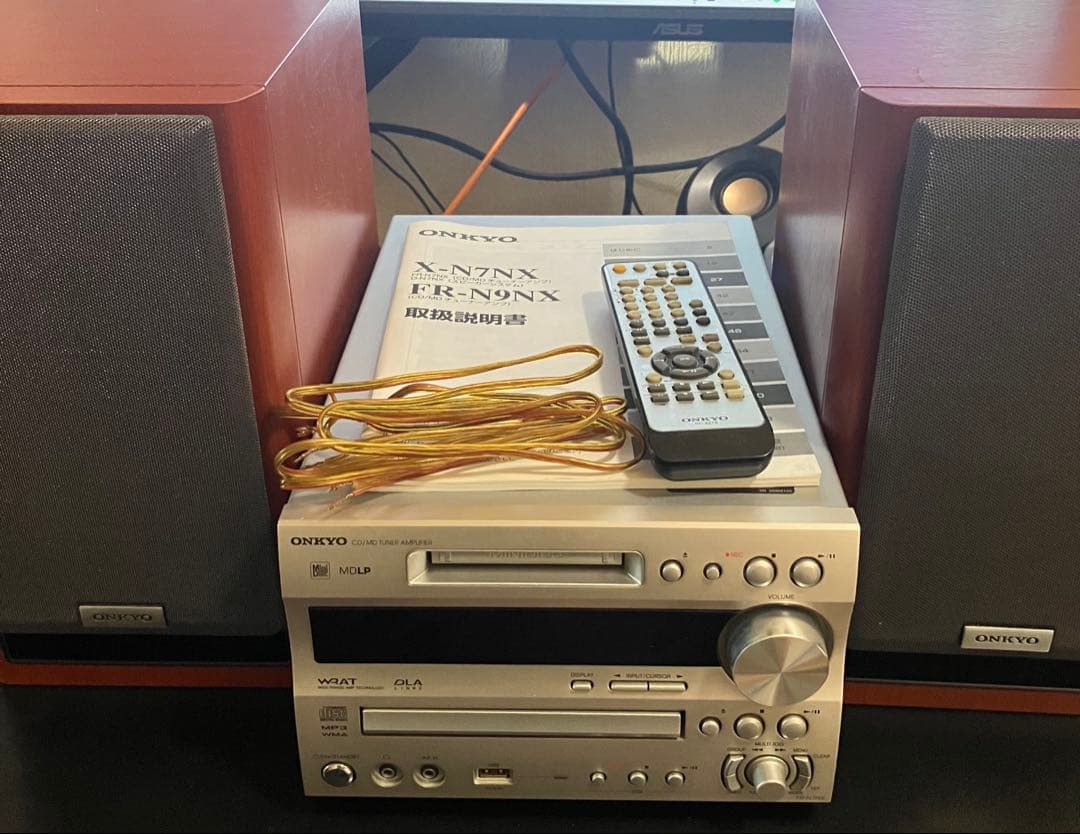 ONKYO X-N7NX D-N7NX ミニコンポ リモコン付き