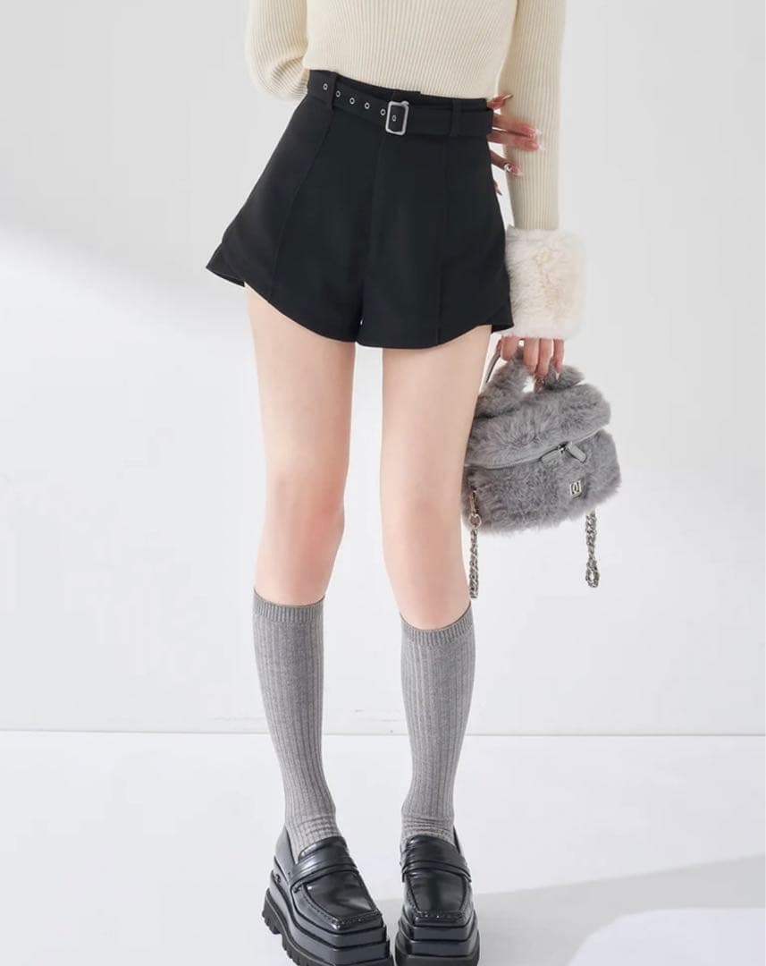 Darich サイドスリットハイウエストショートパンツ