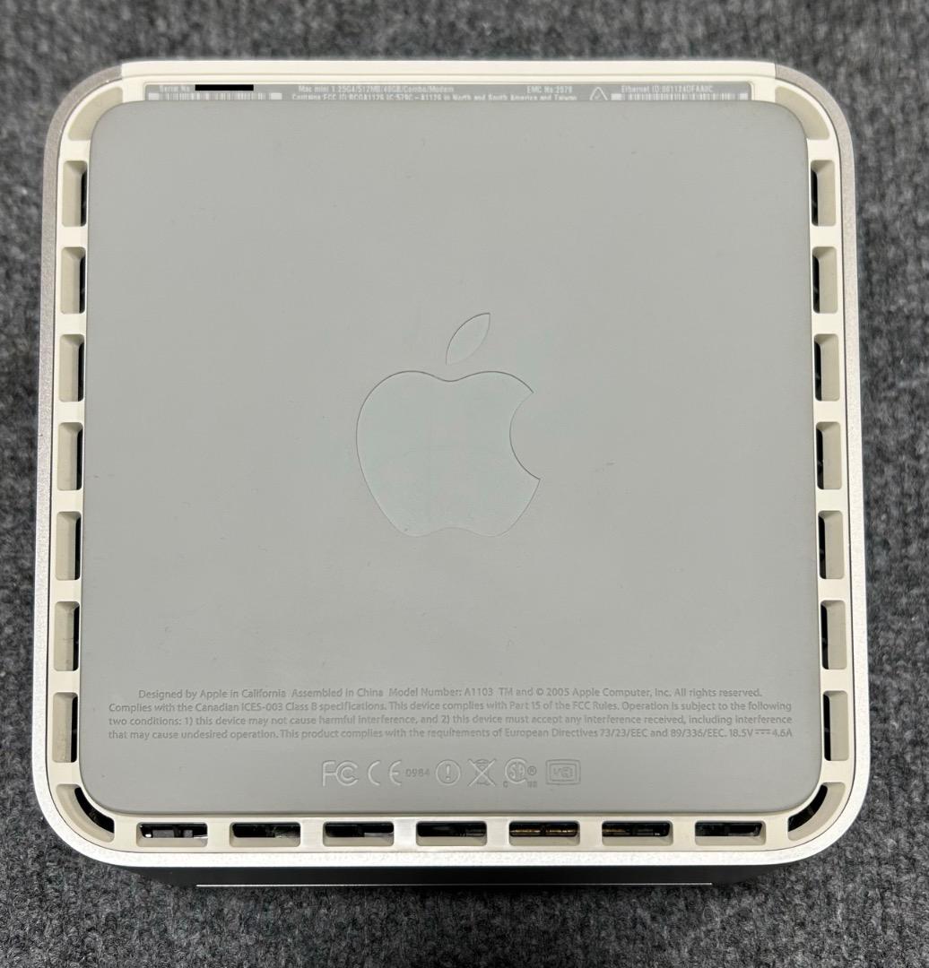 最終 Mac mini Mid 2005 G4 1.33Ghz 1Gb OS9