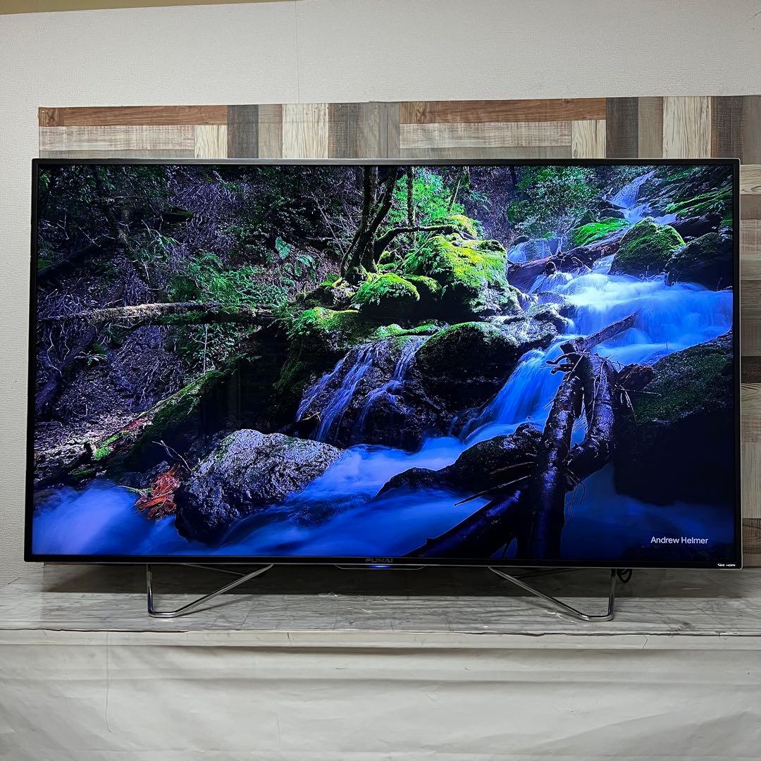 即日受渡❣️全国送料込フナイ65型3TB6チューナYouTube.Netflix