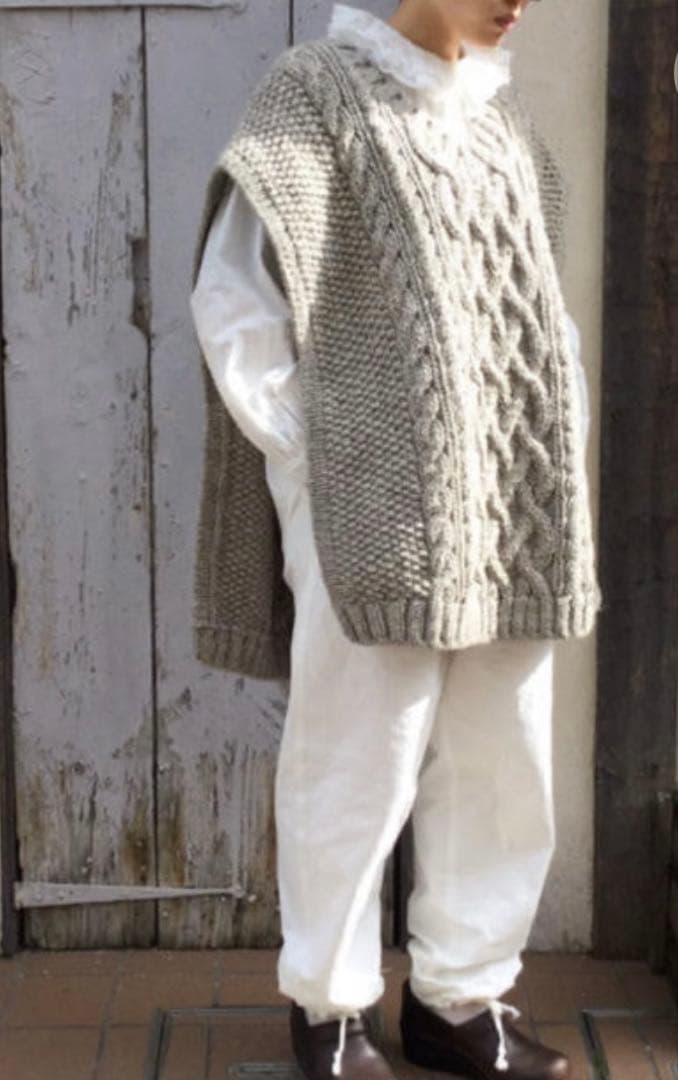 nestrobe◯ペルーニットオーバーサイズベスト