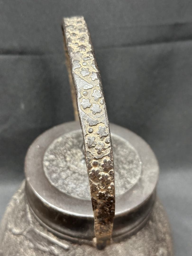 【経年品】南部鉄器　天祐堂　鉄瓶　急須　鳥