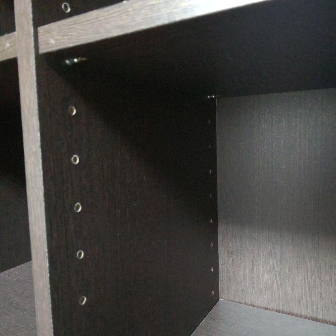 ニトリ 本棚 ブラウン 完成品 移動棚あり 高さ180cm