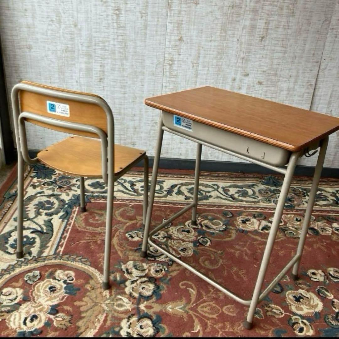 4セット コクヨ 学習机 椅子 セット 大人用 学校机 塾