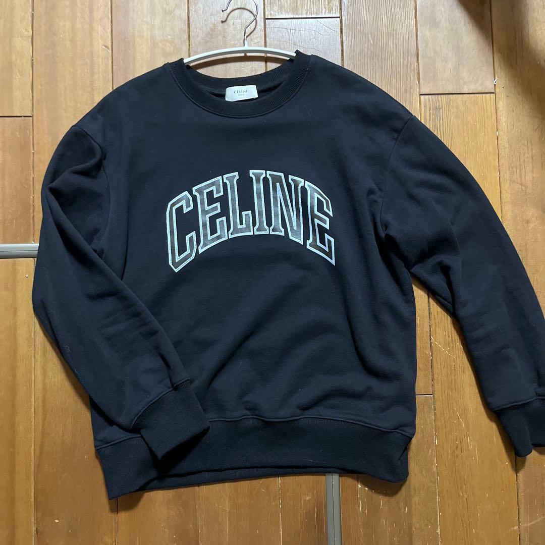 セリーヌトレーナー　黒　Sサイズ