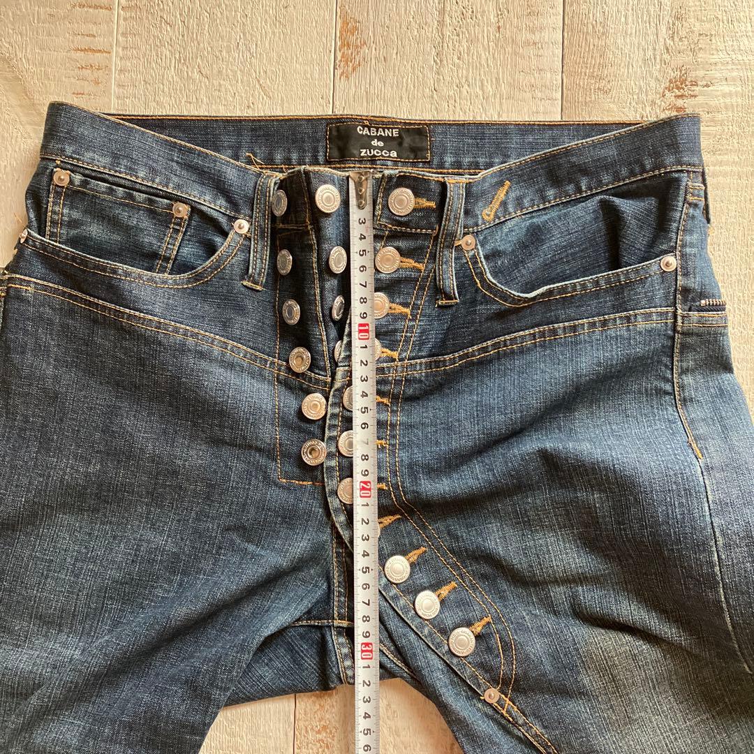 archive 00s CABANE de ZUCCA デニム M 多重ボタン