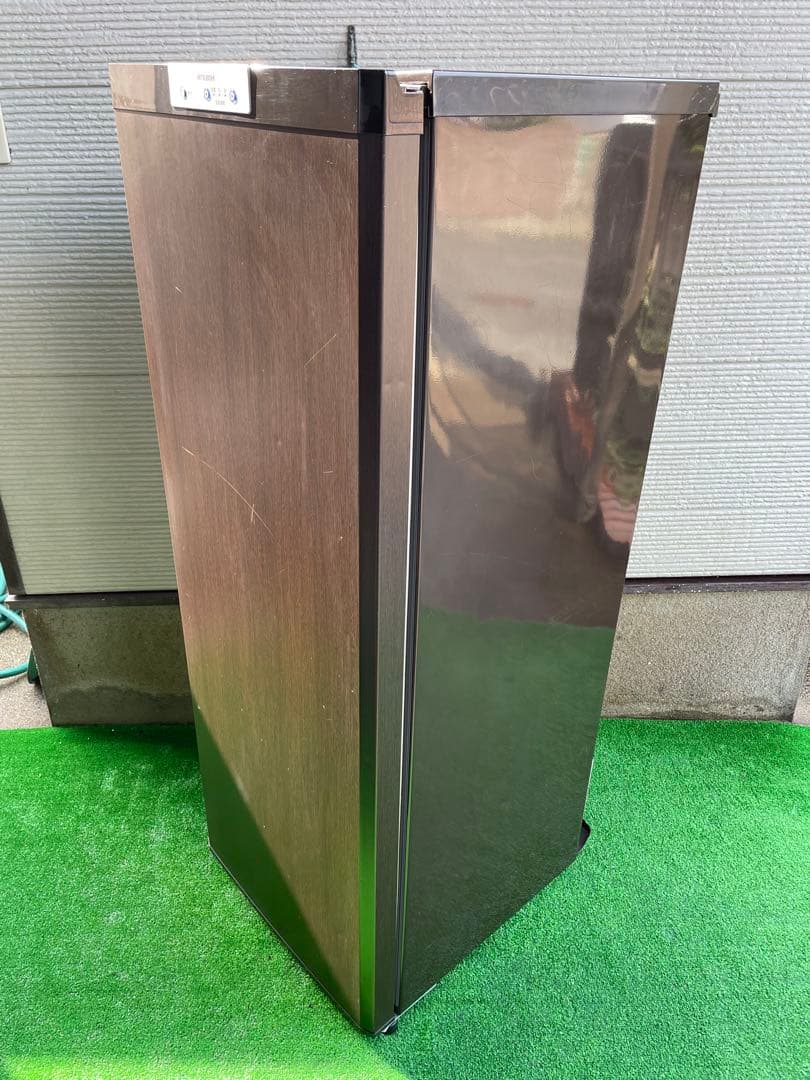 592分解洗浄済み✨ 三菱 おしゃれ木目調 144L 冷凍庫 プレミアムウッド