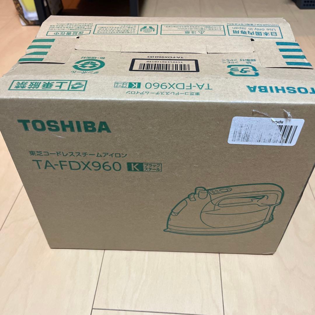 東芝 コードレスアイロン TA-FDX960 (K) [ブラックスチール]