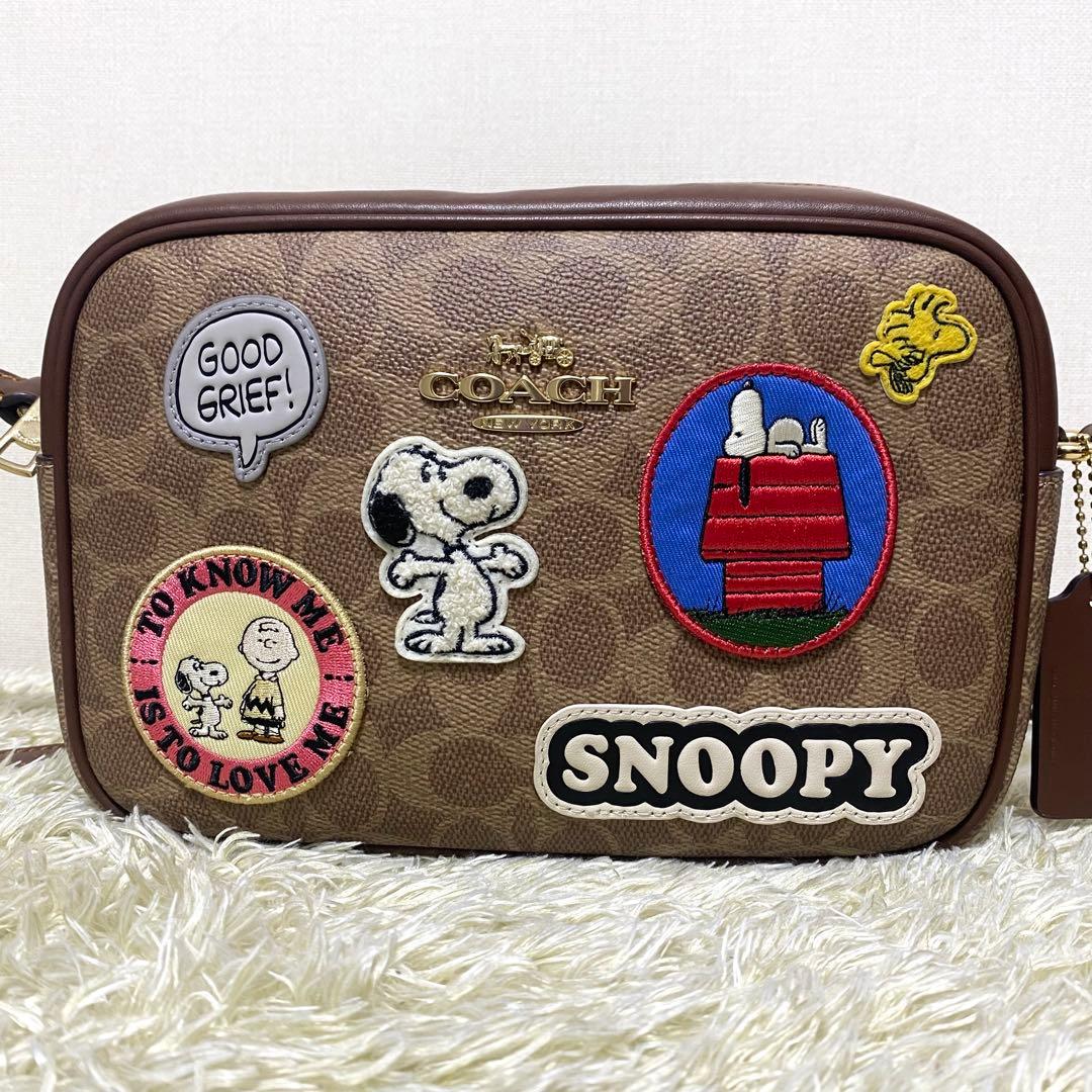 極美品✨ COACH コーチ ピーナッツ カメラバッグ 限定コラボ スヌーピー