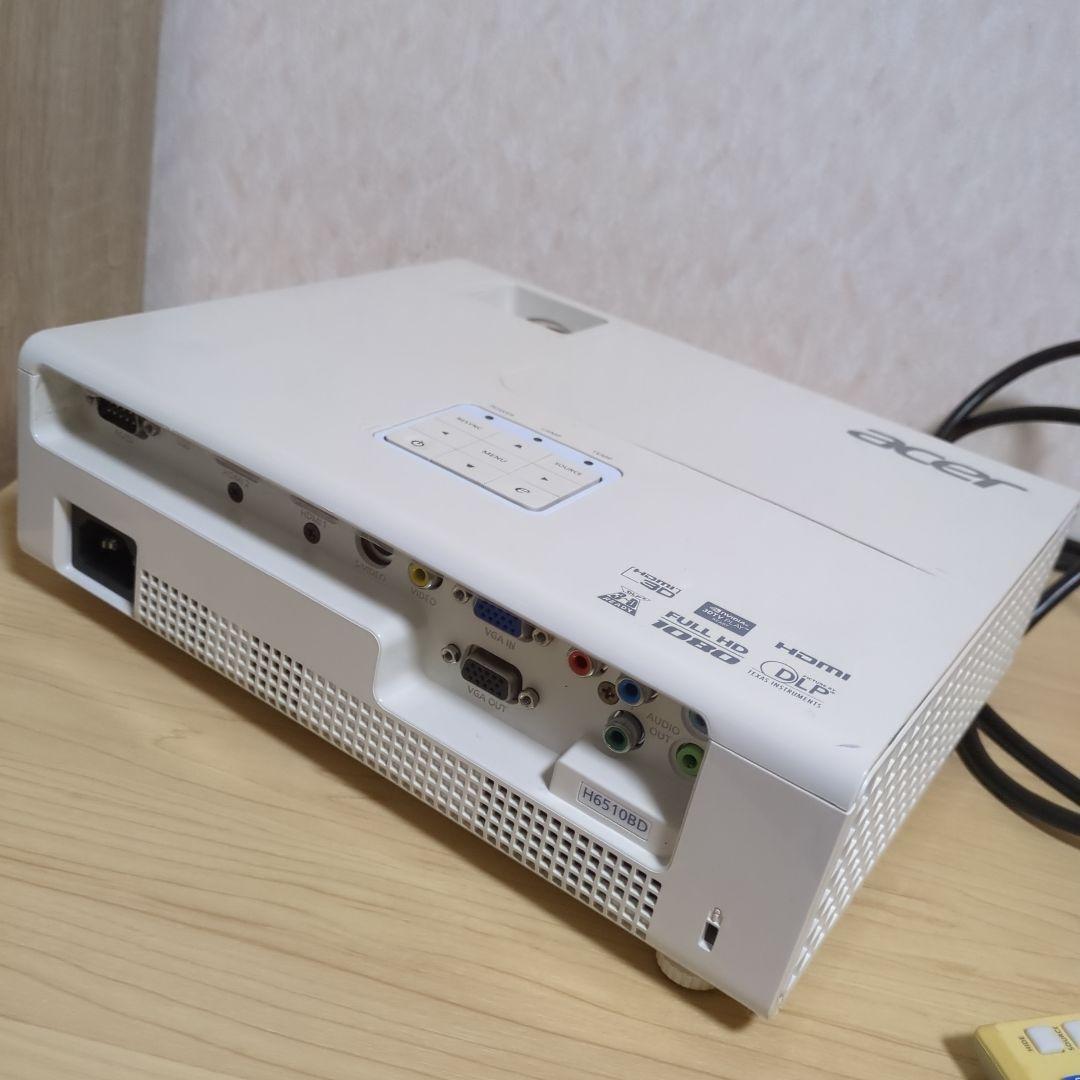acer H6510BD DLP プロジェクター ファンエラー　ジャンク