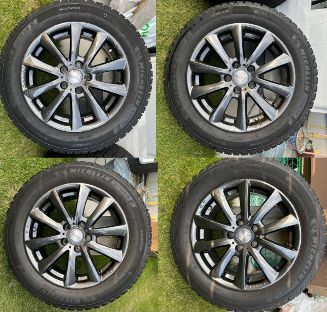 16インチ アルミホイール+MICHELIN X-ICEスタッドレスタイヤセット