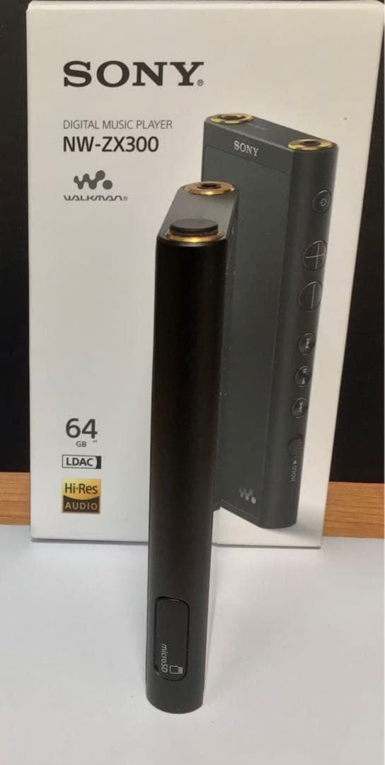 SONY NW-ZX300 　WALKMAN 64GB BLACK 　ケース付き