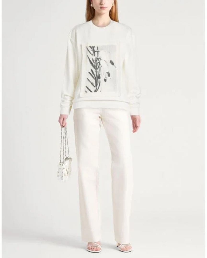 LOEWE ロエベ フォト パッチ プルオーバー スウェット ホワイト系M