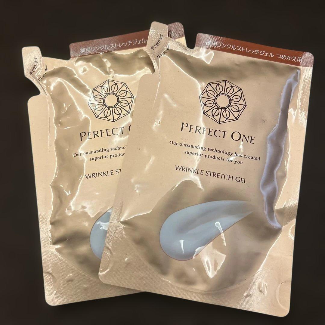 パーフェクトワン　薬用リンクルストレッチジェル　50g つめかえ用　2袋セット