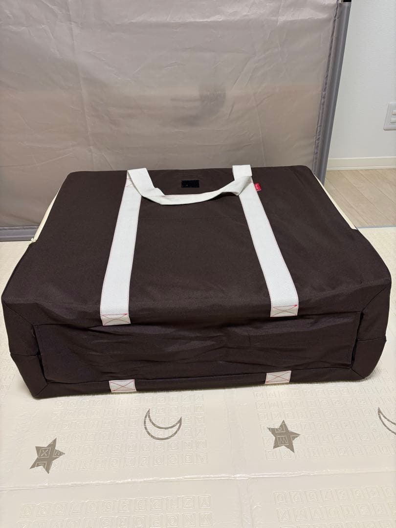 Farska コンパクトベッド FIT-L ブラウン 象とバナナ