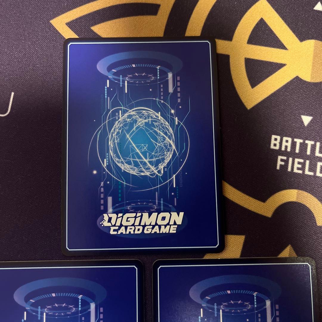 デジモンカードゲーム　発売記念大会　優勝　ラピッドモン　SR パラレル　3枚