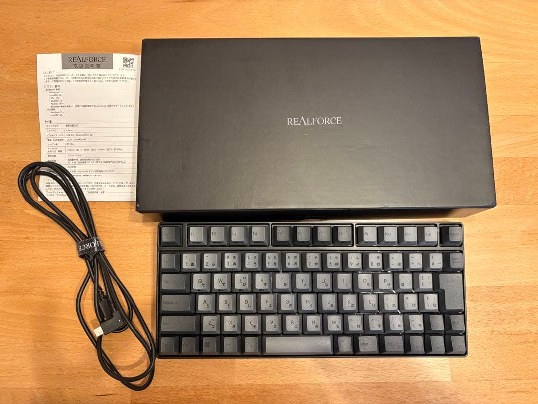 美品 東プレREALFORCE RC1 C1HJ13 日本語配列　30g