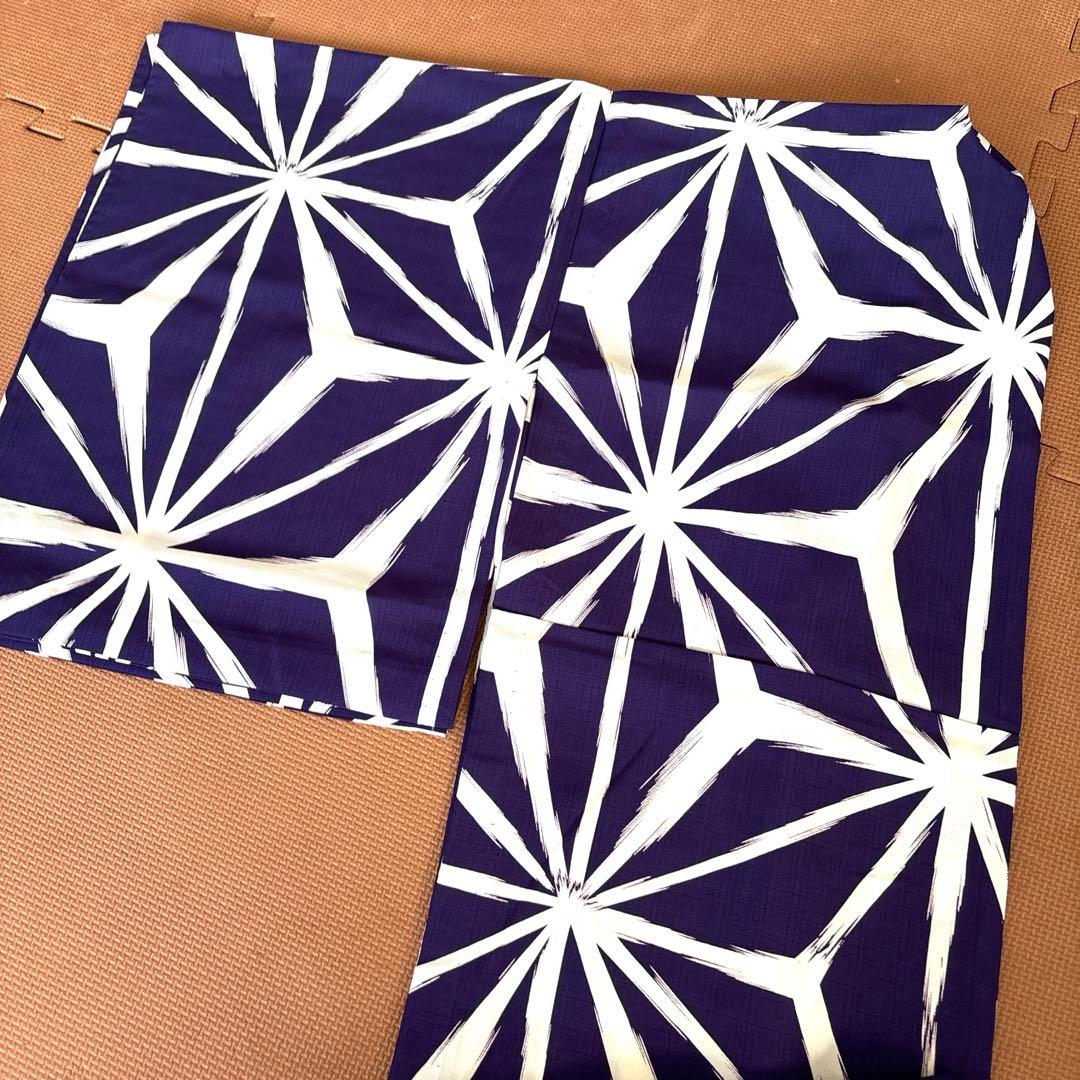 豆千代モダン☀︎麻の葉の浴衣L