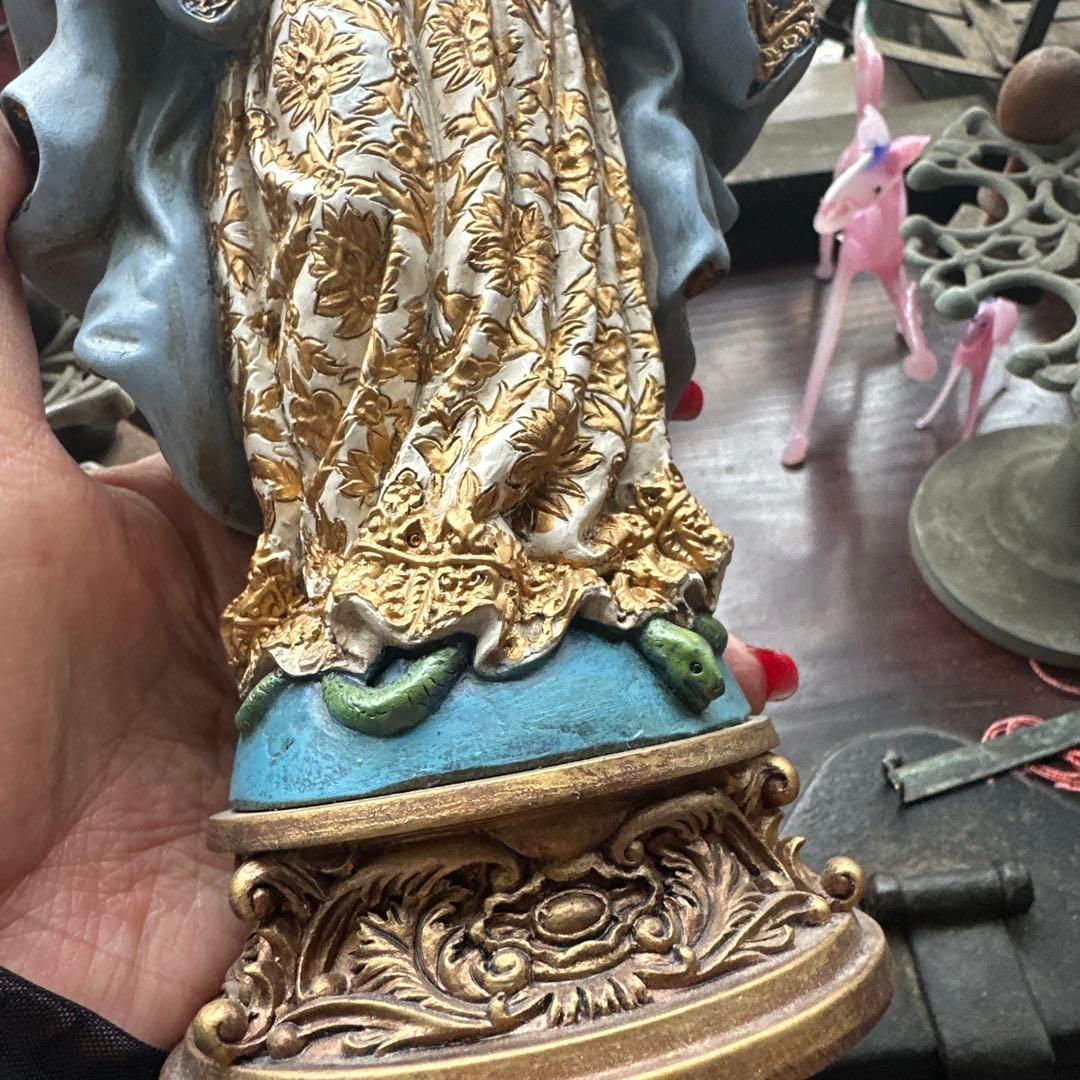 瞬間的お値下げ❣️聖母マリア像 樹脂製