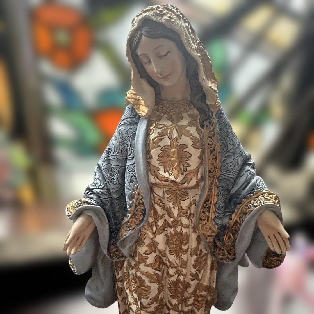瞬間的お値下げ❣️聖母マリア像 樹脂製