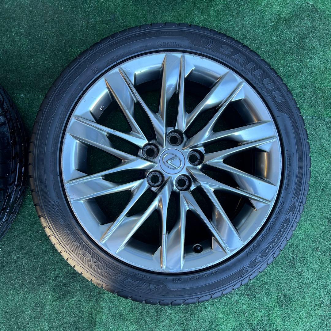 レクサスLS460 LS600H純正19インチホイール／タイヤ