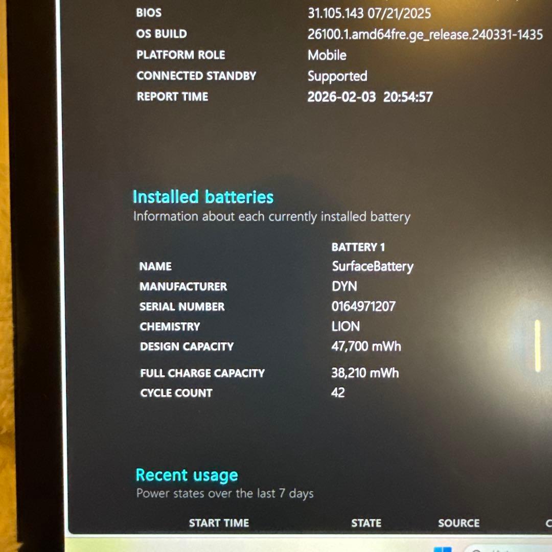 surface laptop4 13.5インチ core i5 / 8GB