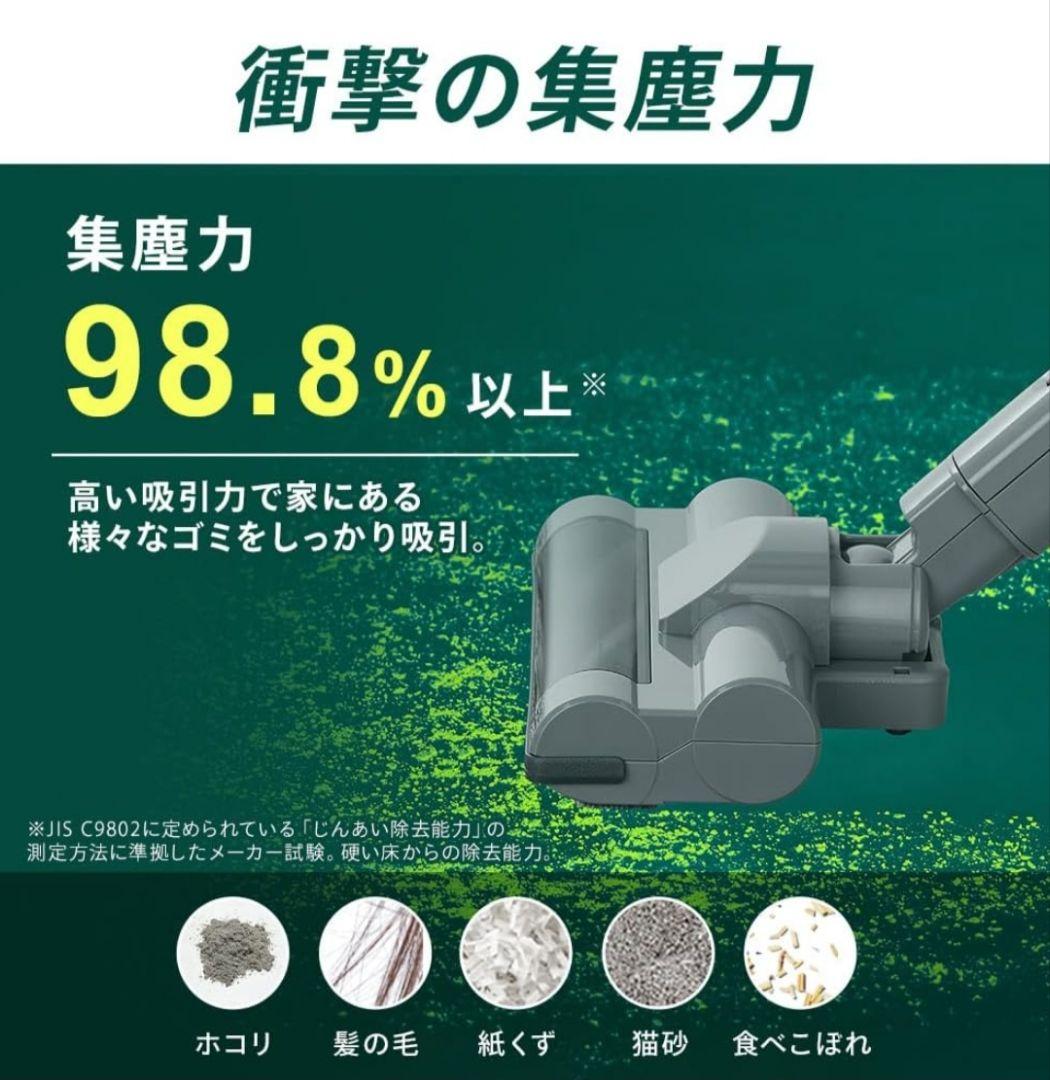 ◇送料込！2024年製 充電式サイクロンスティッククリーナー　アイリスオーヤマ