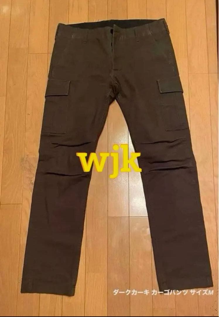 ミヤザワwjk ダークカーキ カーゴパンツ サイズM