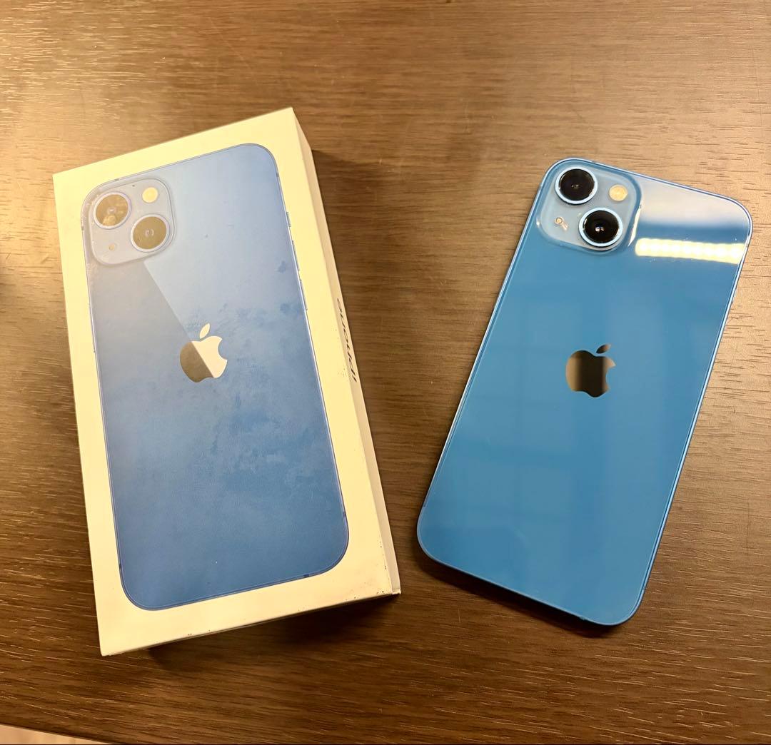 Apple iPhone 13 ブルー 128GB 本体　箱付き